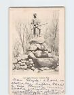 Postcard Captain Parker Monument Lexington Massachusetts USA North America