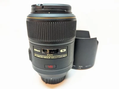 COMO NUEVO - Lente macro Nikon AF-S Micro Nikkor 105 mm f/2,8G ED N VR Prime Foto 1 de 4