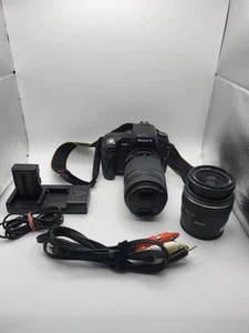 Sony Alpha A500 ✅️ Getestet+ 2 Objektive + 2 Akku + Speicherkarte + Ladegerät  - Imagen 1 de 14