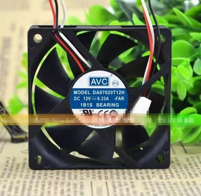 1PC AVC DA07020T12H 12V 0.33A 7CM 7020 CPU AMD cooling fan - Image 1 of 2