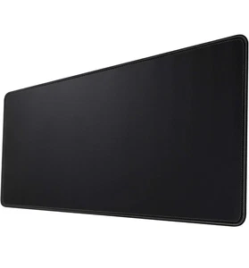 XL Wide Gaming Mousepad Black Extra Large Mat Mouse Pad Non Slip Rubber 12”x24” - Picture 1 of 4