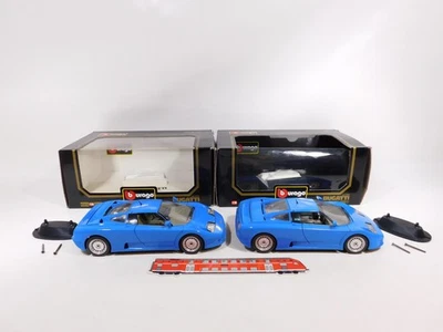 2x Bburago 1:18 Cod. 3035 Model Sports Car Bugatti Eb 110 (1991) Box #DY997-5 - Image 1 of 4