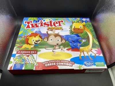 Twister Junior Game, Ages 3+ Animal Adventure 2-Sided Mat Game for 2-4 Players - Image 1 of 4