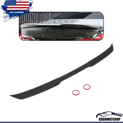 For 2017+ BMW 5-Series G30 G38 530i F90 M5 CS Style Trunk Spoiler Wing Gloss Blk - Image 1 of 4