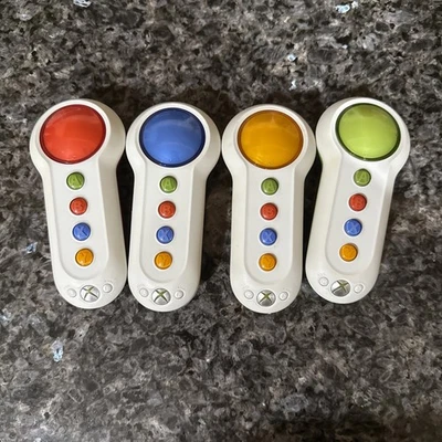 PROBADO Lote de 4 Xbox 360 Scene It Zumbador Inalámbrico Botón Grande Controlador Pad X360 Foto 1 de 4