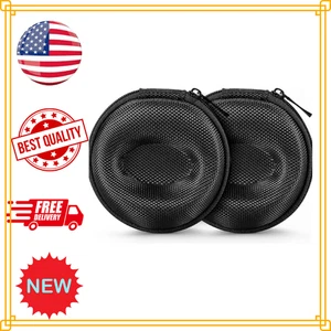 Pack de 2 estuches de reloj de viaje con cremallera cajas de almacenamiento individuales para relojes de pulsera - Imagen 1 de 7