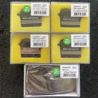 Align Trex Servos Full Set+ 2in1 Voltage regulator - Image 1 of 4