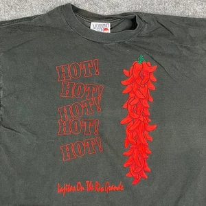Jerzees T-Shirt Herren Größe 2X schwarz Hot Peppers Grafik Vintage Southwest Tee - Bild 1 von 8