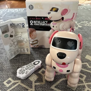 Fernbedienung Roboter Hund Follow Pet Pink Smart Interaktive Stunt Tricks - Bild 1 von 7
