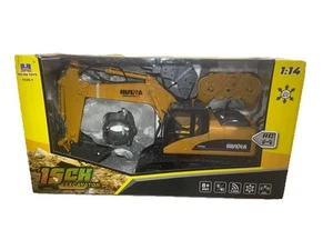 Huina RC Excavator for Adults Golden Yellow - Picture 1 of 3