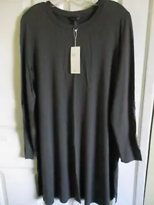 Tunica lunga taglia M Eileen Fisher CORTEK leggera viscosa collo rotondo nuova con etichette - Foto 1 di 2