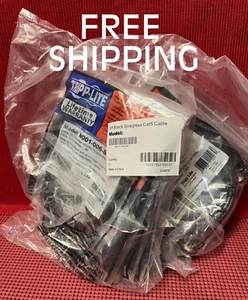 10 Tripp-Lite Cat5e 350MHz Blk Molded Snagless Patch Cable RJ45 6ft N001-006-BK - Picture 1 of 9