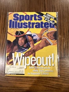 Sports Illustrated Magazine: June 1, 1998-John Stockton-Jazz-Lakers - Picture 1 of 10