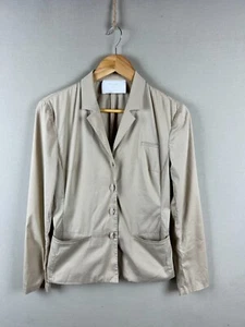 Prada Beige Blazer Jacket Size 42 - Picture 1 of 10