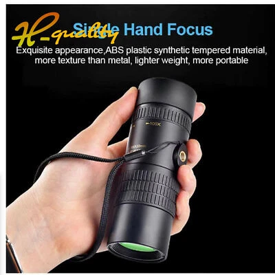 4K 10-300X40mm Super Telephoto Zoom Monocular Telescope/Tripod & Clip Set - Image 1 of 4