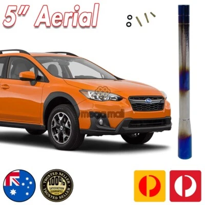 Antena Aérea Stubby Bee Sting para SUBARU FORESTER ACABADO TITANIO QUEMADO 5" Foto 1 de 4