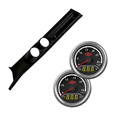 Pillar Pod for Landcruiser 76-79 w/ 2in1 Diesel Boost Ext Temp & Dual Volt Gauge - Image 1 of 4