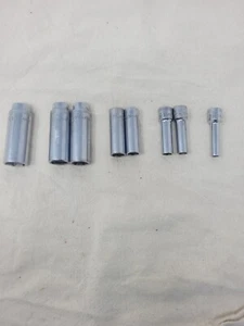 Juego de 8 piezas de enchufe profundo para unidad Mac 3/8 19,17,16,12,11,9,8,6 mm 6 puntos - Imagen 1 de 17