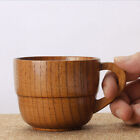 Hlzerne Tasse handgemachte Kaffee Tee Bier Saft Milch Becher trinken 8.5cmx7cm