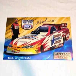 NHRA Signed Del Worsham Promo Photo - Picture 1 of 5