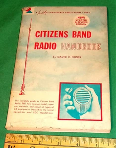 Vtg 1964 CB CITIZENS BAND RADIO HANDBOOK By David E. Hicks HOWARD W. SAMS CBH-2 - Picture 1 of 10