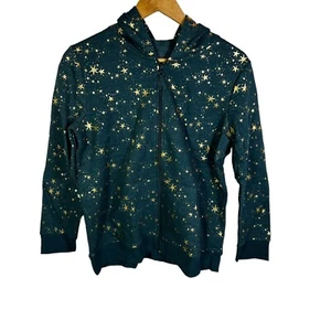Cat And Jack Girls Light Weight Stars Color Green Sweater Size Large Last One - Picture 1 of 6