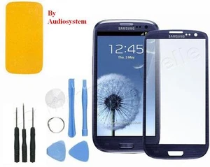 VETRO DISPLAY per SAMSUNG GALAXY S3 NEO GT i9301 +COLLA+TOOLS NO TOUCHSCREEN BLU - Foto 1 di 1