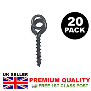 TORNILLOS DE CEBO CON ANILLOS DE PLATAFORMA DE 3,1 MM X 20 TERMINAL DE PESCA DE CARPA APAREJO POP UPS - Imagen 1 de 1
