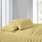 100% Combed Cotton 300 Thread Count King/Calking Attached Striped Waterbed Sheet