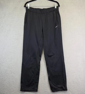Nike Sweatpants Mens M Black Dri-Fit Fleece Lined Athleisure Performance Workout - Picture 1 of 16