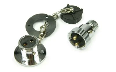 NAUTIKA Borddurchlass Borddurchführung wasserdichte Steckverbindung 2 polig 10 Anpere