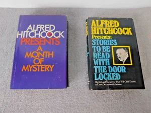 2 Alfred Hitchcock Presents Hard Covers: A Month of Mystery, Stories to be Read - Picture 1 of 14