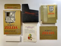 The Legend of Zelda (NES, 1987) Non Rev-A Imprint, Circle seal, CIB