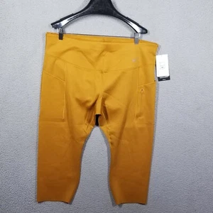 Nike Firm-Support High-Waisted Crop Pants Legging Women 2X Legging Running - Picture 1 of 10