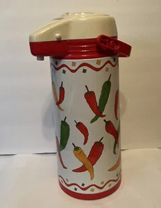 OGGI THERMAL VACUUM CARAFE Coffee Server Pepper Design - Picture 1 of 5