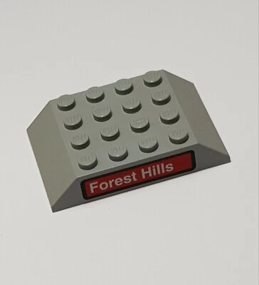 Lego® City Classic 32083 Schrägstein 6 x 4 45° "Forest Hills" alt hellgrau - Bild 1 von 2