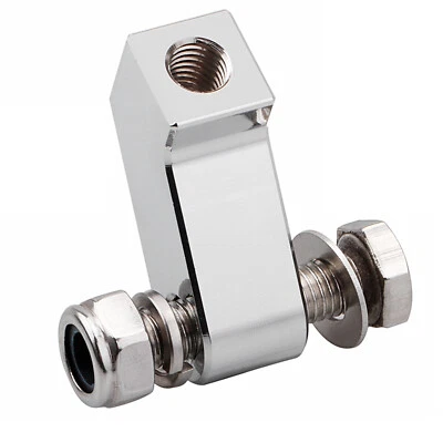 Headlight Bottom Mounting Block For Harley Dyna Electra Glide Softail Sportster Foto 1 de 4