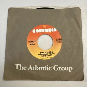 BOZ SCAGGS “Look What You've Done To Me” 45 EX! - Picture 1 of 3