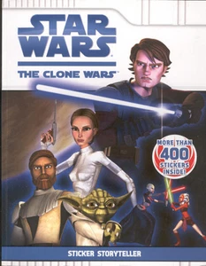 Star Wars Sticker Collection The Clone Wars Storyteller Book 400+ Stickers - Imagen 1 de 6