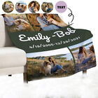 Personalized Flannel Blanket with Photo - Custom Family Picture Memorial Blanket