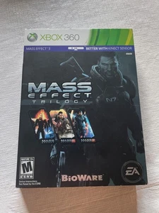 Mass Effect Trilogy Xbox 360 Game Box Set Bioware EA M-Rated - Picture 1 of 9