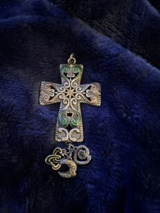 Beautiful Irish Large Reversible Vintage Cross - Picture 1 of 10