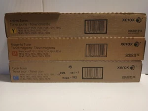 Xerox Work Centre Toner Cartdriges 006R01514/1515/1516 3pk EMPTY!! - Afbeelding 1 van 2