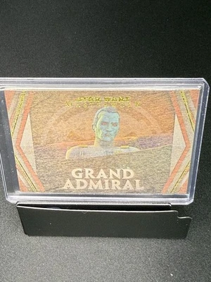 2024 Topps Star Wars Masterwork Hijacked By Purrgil The Grand Admiral Wood /10 - Image 1 of 2