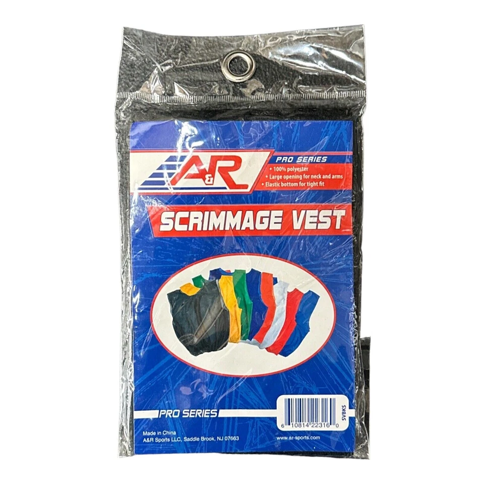 A&R Scrimmage Vest Black Pro Series Penny Pennies - Image 1 of 1