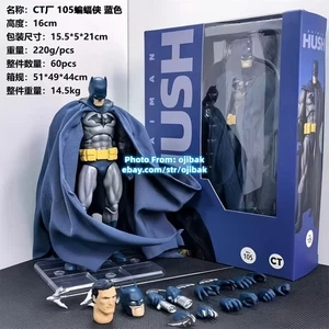 Hot-New CT Toys MAFEX No.105 Hush Batman Blue Ver Action Figure Boxed Xmas Gift‌ - Picture 1 of 20