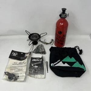 Vintage MSR Whisperlite Fornello da Campeggio Bottiglia Gas Carburante e Kit Manutenzione Sigillato - Foto 1 di 9