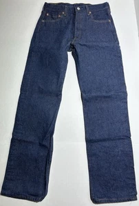 Jeans vintage Levis 501xx para hombre 31x34 azul denim crudo 0000 bigotes lavado medio años 90 - Imagen 1 de 11