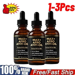 1-3x Max+ Afro Ayiti Oil Natural Herbal Oil for Man Herbal Blend Hydration- - Picture 1 of 11