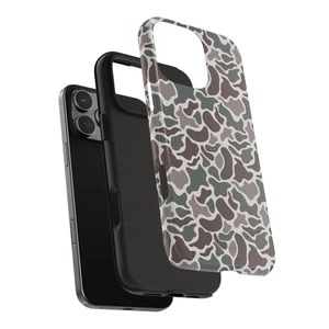 Tough Camouflage IPhone Cases, Durable Phone Protection, Old School camo - Picture 1 of 31